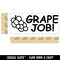 Grape Great Job Teacher Student School Self-Inking Rubber Stamp Ink Stamper